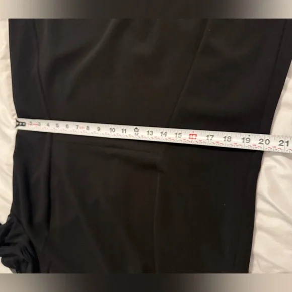 Calvin Klein women’s black sheath dress with flutter sleeve size medium - Picture 8 of 12